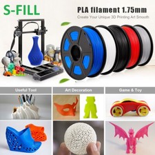 S-FILL 3D PLA Filament 1KG 1.75 Spool ROLL