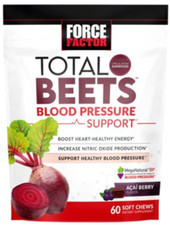 Total Beets Chews   Blood Pressure Support   Acai Berry 60 Soft Chews 