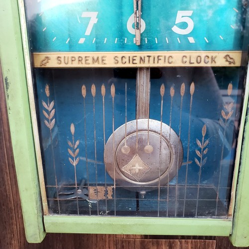 Antique Rare SUPREME SCIENTIFIC Collectible Clock Vintage Pendulum Wall Clock. - Picture 8 of 14
