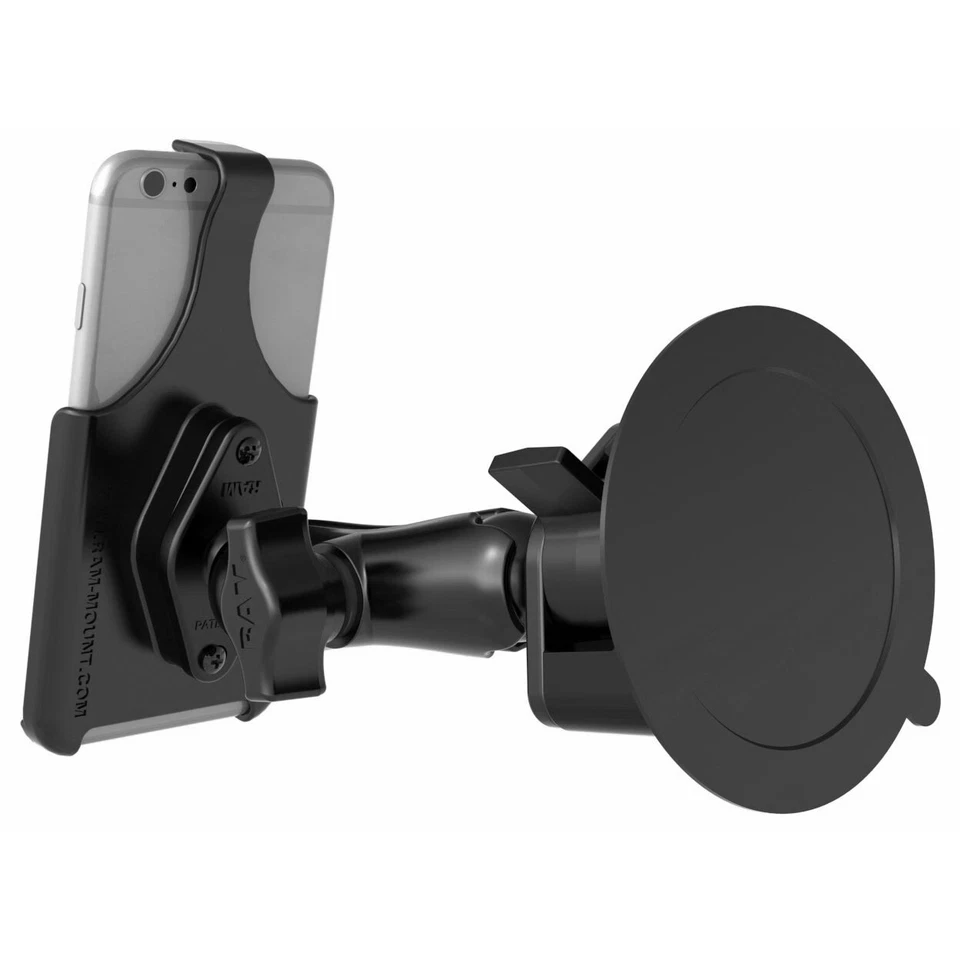RAM Suction Cup Mount for iPhone 6+, 7+, XS Max, Used w/o Case or Sleeve - Image 2 of 4