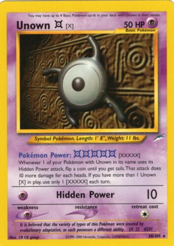 POKEMON NEO DESTINY SET 2000 VINTAGE NINTENDO NEAR MINT YOU CHOOSE - Picture 13 of 87