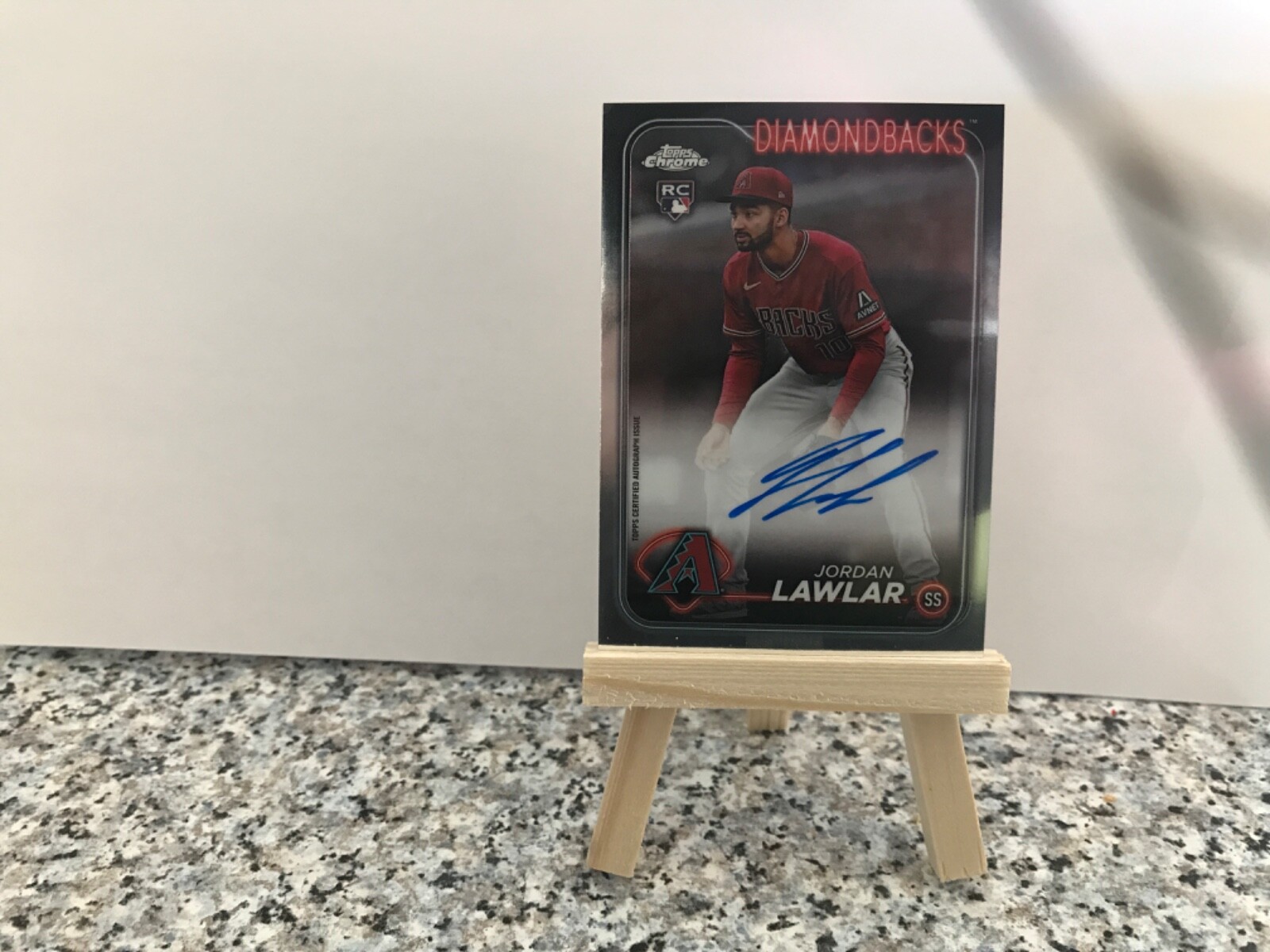 2024 Topps Chrome Update Jordan Lawlar AUTO RC Diamondbacks