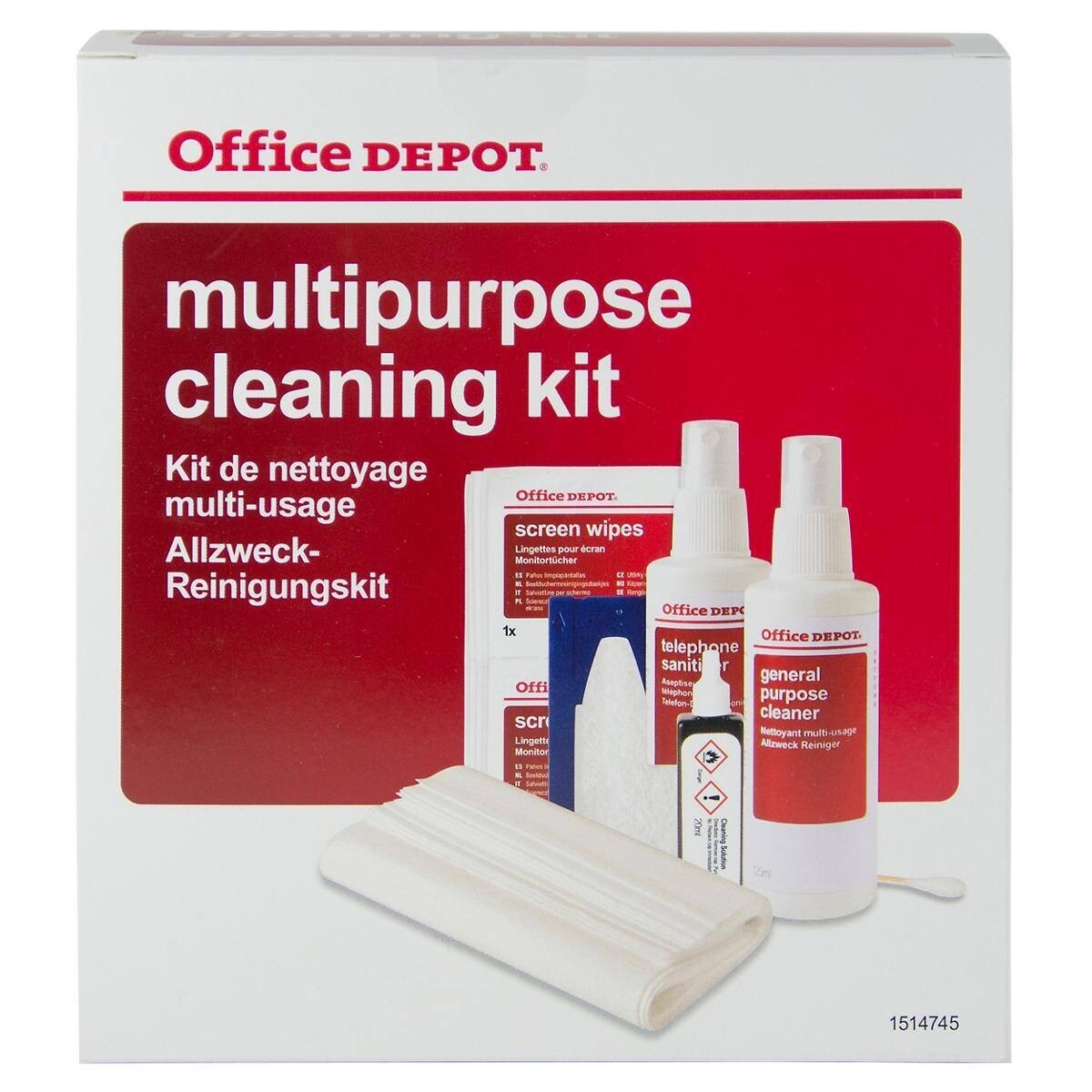 SCREEN CLEANER Laptops Keyboard Telephone TV LCD Computer CLEANING KIT