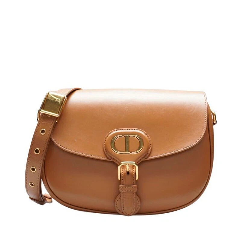 Borsa a tracolla Christian Dior Camel Bobby Medium