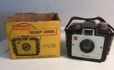 Kodak Brownie Holiday Camera with Original Box Granny cottage Vintage