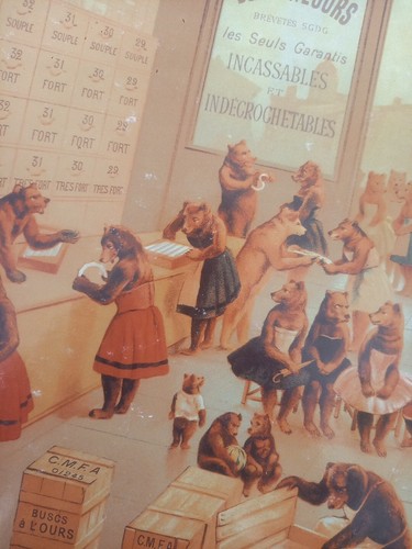 BURSUITS Advertising Cardboard Dance Shop Vintage Antique haberdashery - Picture 11 of 12