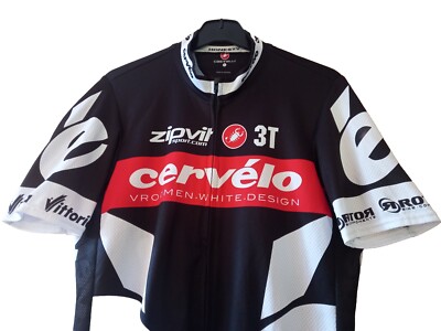 CASTELLI　ROSSOCORSA　Sサイズ USED Castelli Rosso Corsa Jersey/Jacket Set Men's Small Red