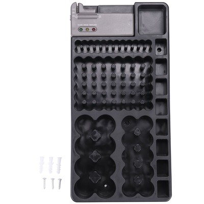 Battery Storage Organizer Holder with Tester - Battery  Rack Case Box4899