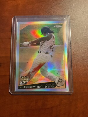 2009 Topps Update & Highlight Chrome Andrew McCutchen #CHR35-REFRACTOR SSP-READ!