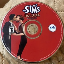 The Sims Hot Date Expansion Pack PC Game **DISC ONLY** Disc = VG