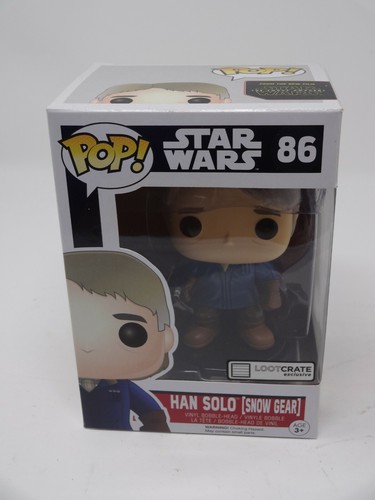 Funko Pop! Star Wars Han Solo Snow Gear Loot Crate Exclusive #86 Bobble-Head - Picture 3 of 8