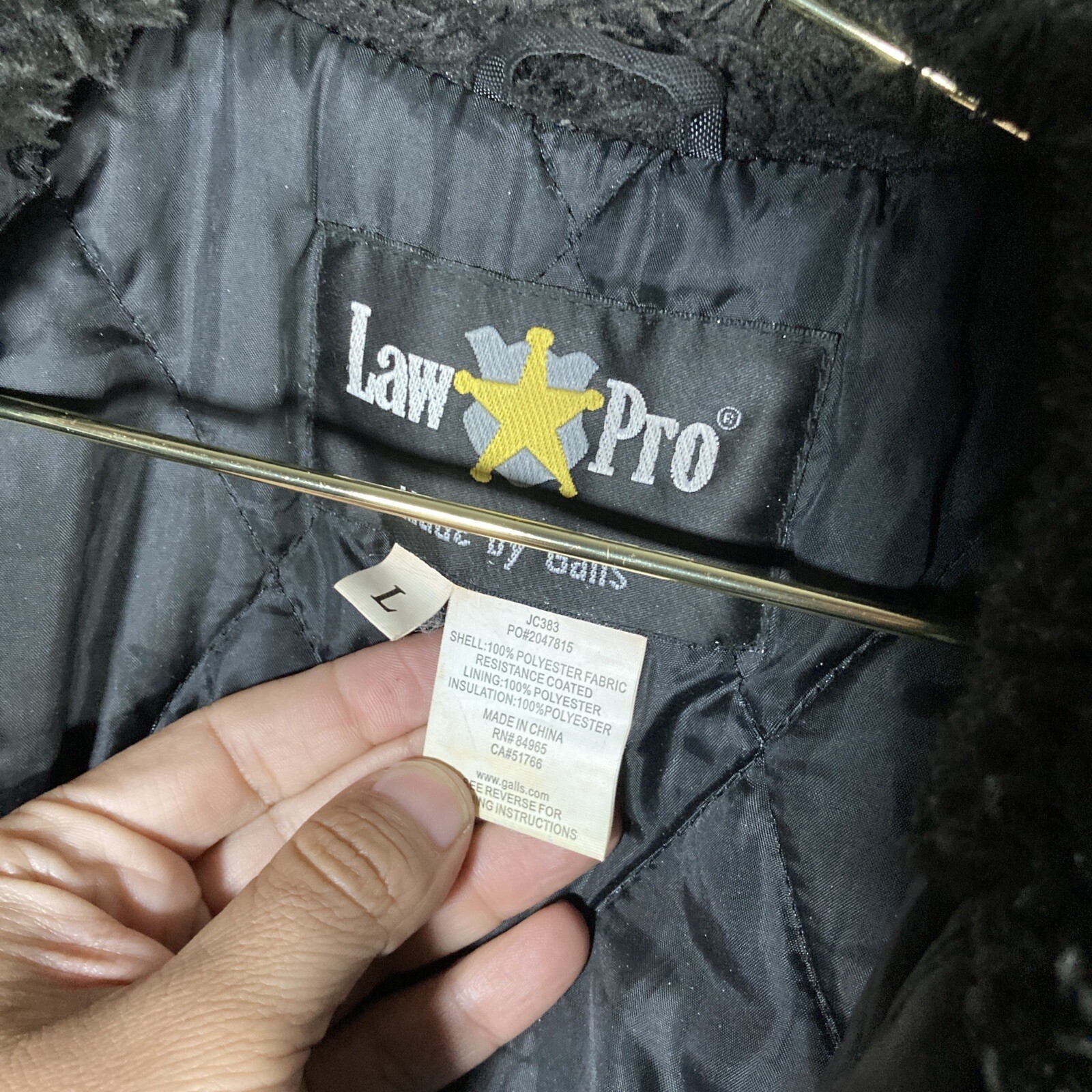 Security Black Jacket Size L - image 3