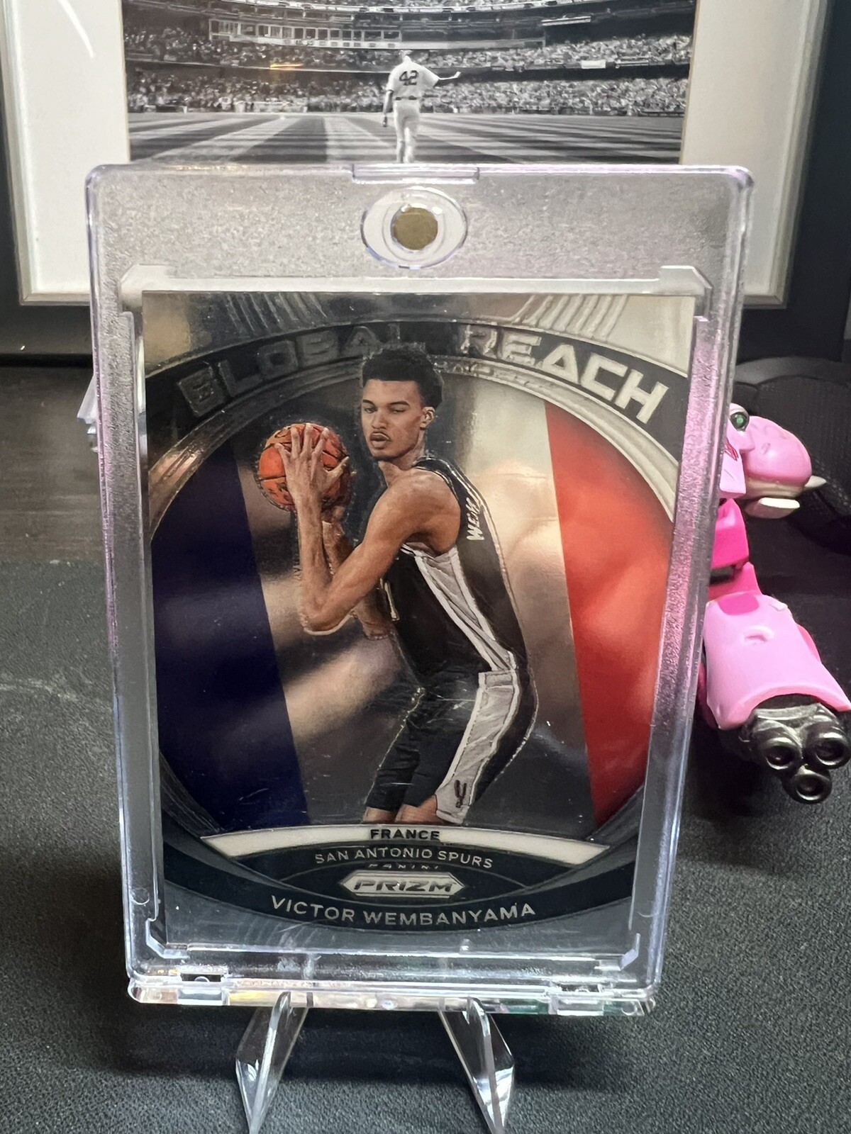 2023-24 Panini Prizm Victor Wembanyama #2 RC Rookie Global Reach Silver Spurs 🔥