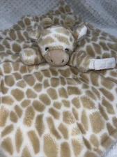 Carter's Giraffe Baby Lovey Security Blanket Plush w Pacifier Strap lovie soft