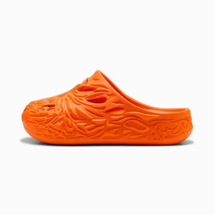Puma Unisex MB.04 Basketball Slides Arancione Papavero Pantofole (taglia UK 5 6 8)