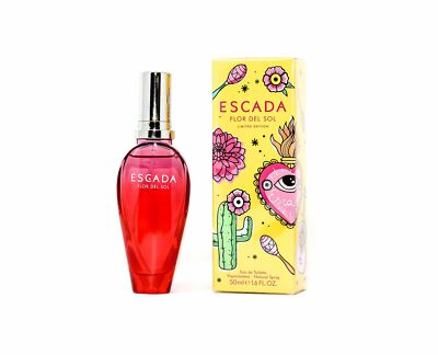 Escada Flor del Sol Eau de Toilette Spray 50 ml -Sommerduft 2020-OVP