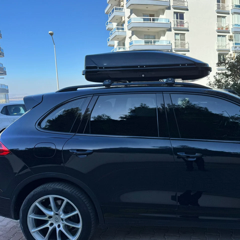 For BMW X5  2000 2013 Black Aluminium Roof Racks Cross Bars Lockable Foto 3 de 4