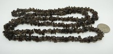 01 Natural Gemstone Smoky Quartz Nuggets Irregular Chips Beads 34 Inch Strand