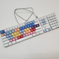 Apple A1048 Digidesign USB Wired Avid Logic Keyboard Final Cut Pro Colored Keys