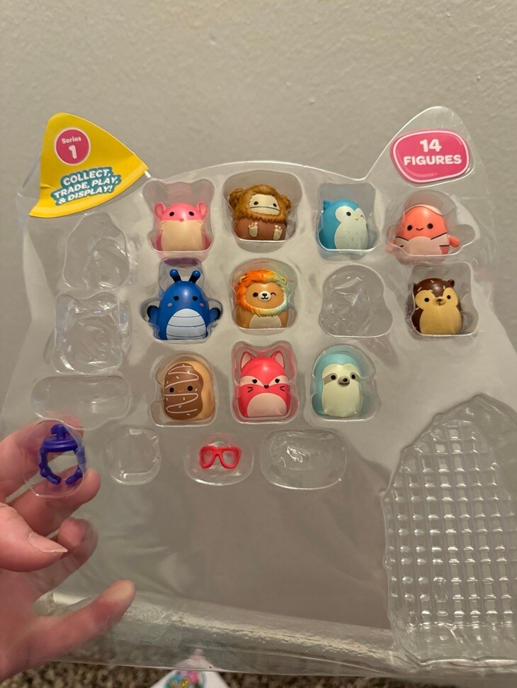 Squishmallows Squish-a-Longs Mini-Squish 1-Inch Figure 10 Figures ...