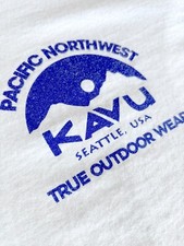 KAVU Seattle T Shirt Washington State Pacific Northwest Retro Outdoor Men's XL
