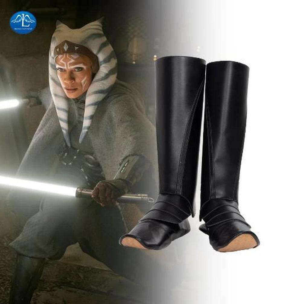 The Mandalorians Ahsoka Tano Cosplay Boots Star Wars Halloween Shoes eBay