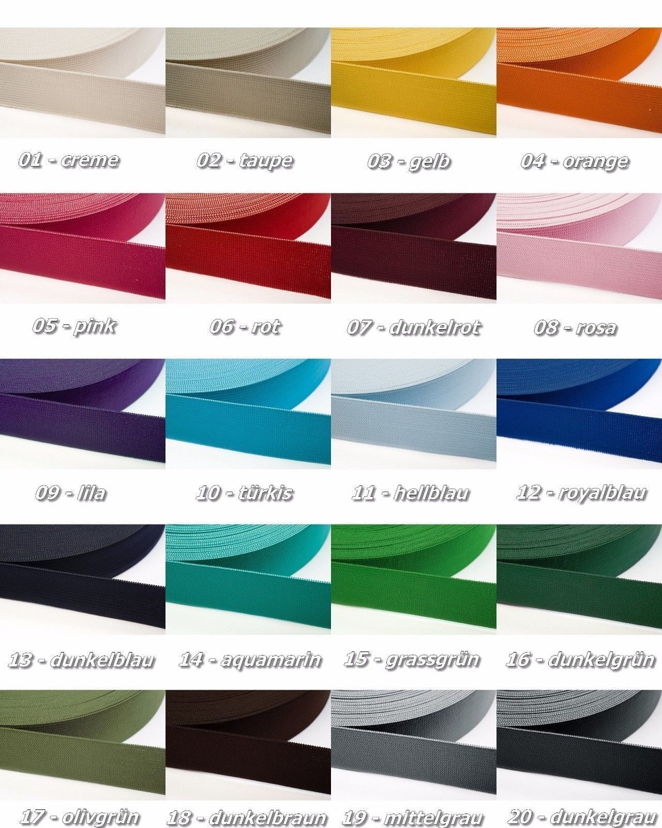 Goma elástica para coser 12 metros de largo, goma para pantalones goma para cintura goma elástica