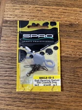SPRO Ball Bearing Swivel Coastlock Snap Size 2
