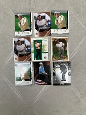 Jack Nicklaus golf cards lot of 9 EA different years
