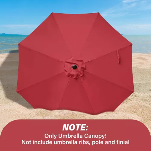Patio Umbrella Top Canopy Replacement Cover ONLY fit 9' 8 Rib Outdoor Umbrella - Picture 44 of 58