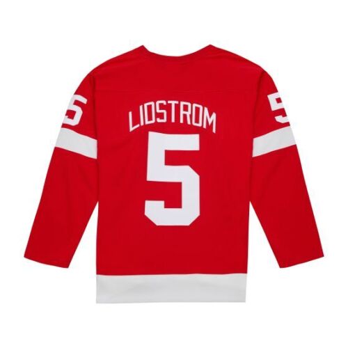 Detroit Red Wings Nicklas Lidstrom Mitchell & Ness 2001/02 NHL Blue Line Jersey - Picture 1 of 5