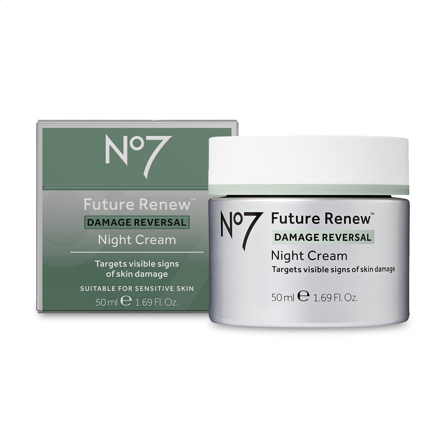 No7 Future Renew Night Cream for Anti-Aging & Damage Repair