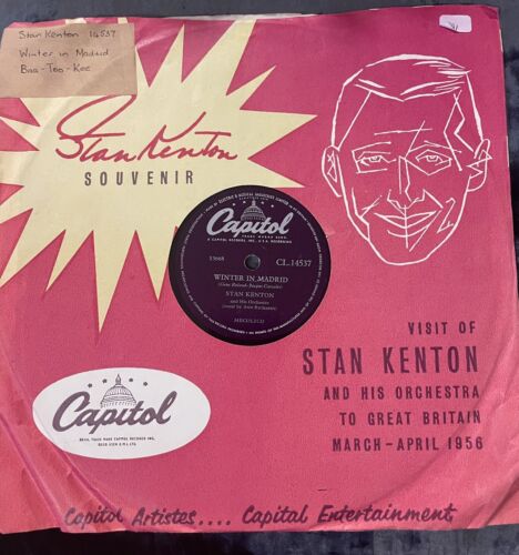 Stan Kenton And His Orchestra Baa-Too-Kee/Winter In Madrid 78 RPM CL.14537 - Imagen 1 de 3
