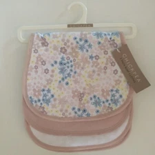 NEW Burp Cloths Baby Drool Bibs Floral Theme | Chick Pea