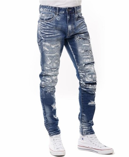 FASHION RIP \u0026 REPAIR DENIM JEANS | eBay
