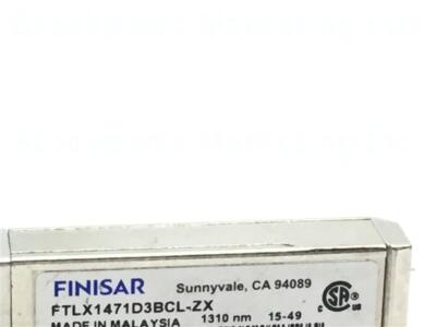 Finisar FTLX1471D3BCL-ZX FTLX1471D3BCLZX Transceiver 30 Days