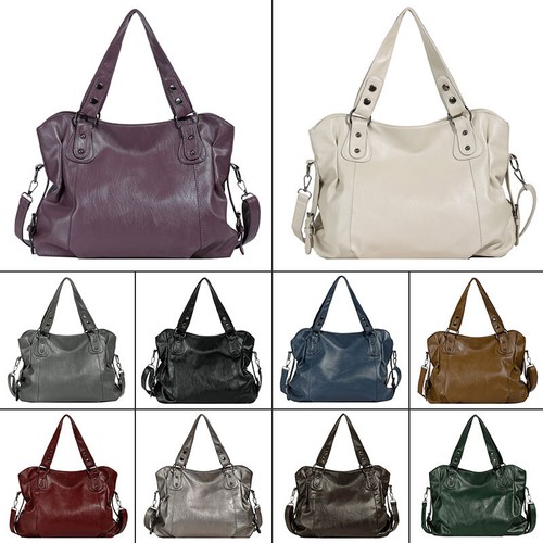 Bolso de Hombro para Mujer Cuero PU Gran Capacidad Bandolera Bolso de Mano Bolso de Mano - Imagen 2 de 21