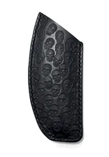 Strider SnG Leather Sheath Black Handcrafted.