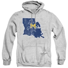 Mcneese State University Adult Pullover Hoodie Shape, Athletic Heather, S-3XL