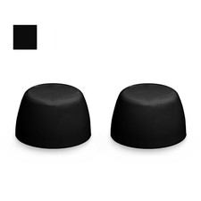 Toilet Bolt Caps Set of 2 - To Match Kohler BLACK - Replacement for 1013092-7