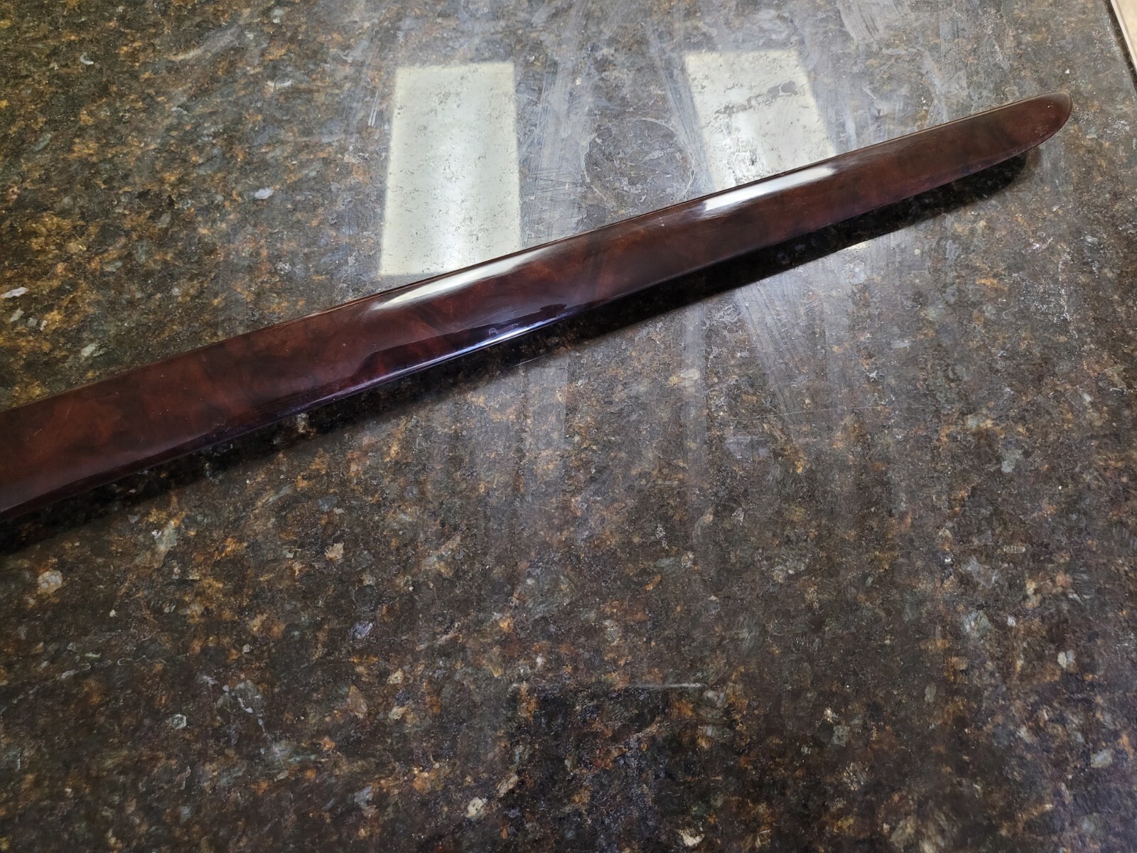 08-19 Maserati Granturismo M145 Front Left Driver Side Door Panel Trim Wood OEM