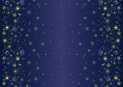Lewis and Irene 'Celestial' 100% Baumwolle Fat Quarter