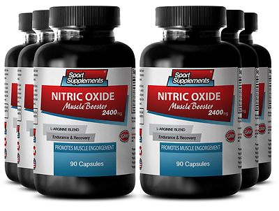 Nitric Oxide Muscle Booster 2400mg - Pre & Post Work-Out  Formula Piils 6B