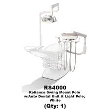DCI Reliance Swing Mount Pole w/ Auto Dental Unit & Light Pole  (Dental )