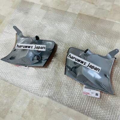 OEM Toyota Chaser JZX100 Front Turn Signal Lamp Lens RH LH Set
