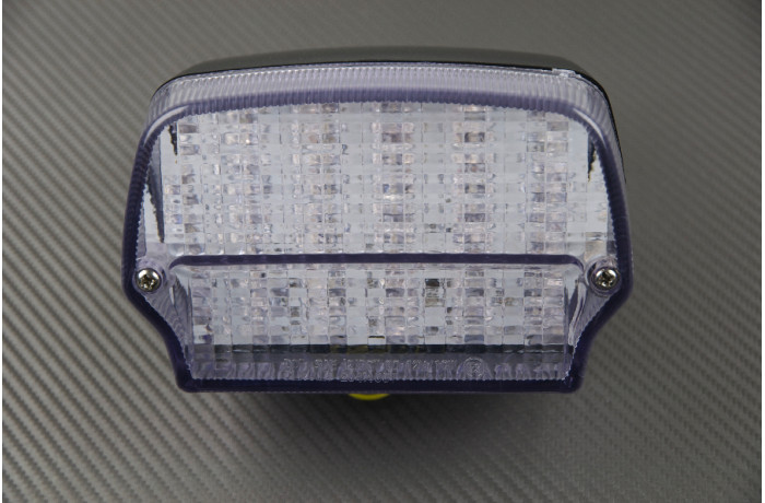 Feu arrière LED étanche et clignotant intégré transparent pour BMW R45