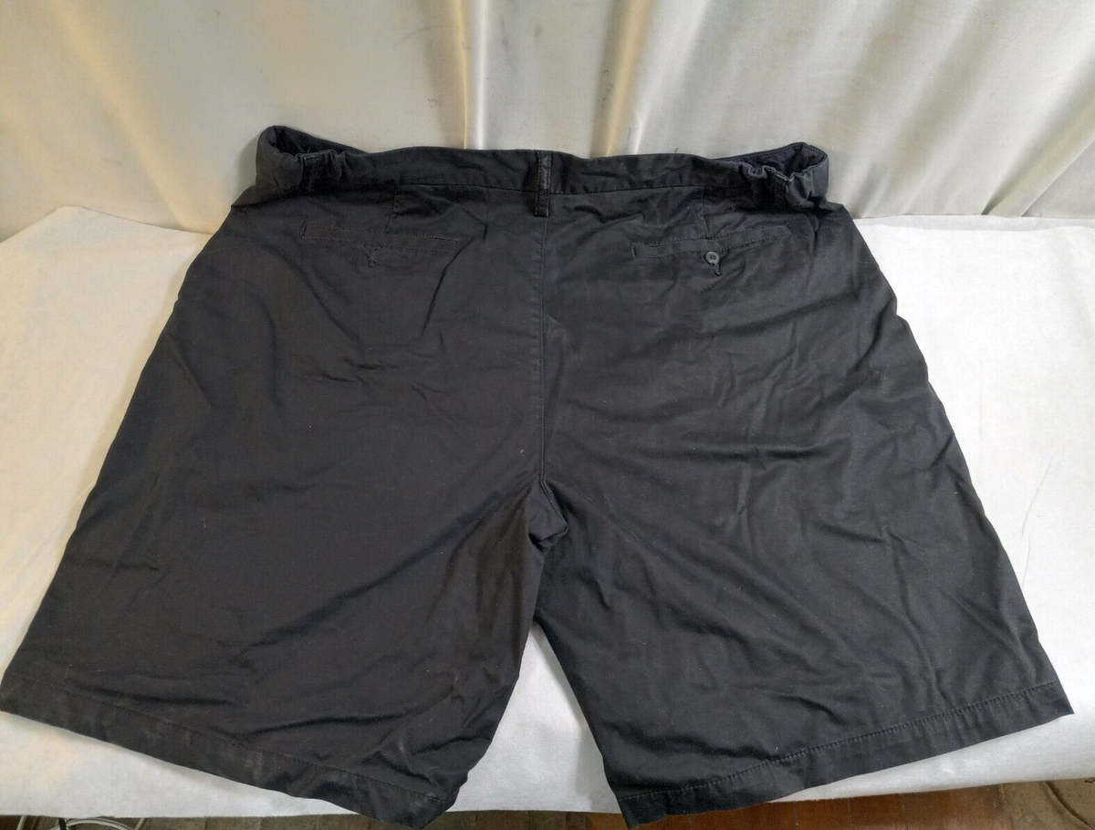 CLAIBORNE Black Mens Shorts Size 44 All Cotton NICE