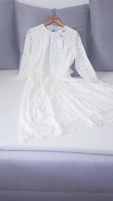 Ivy Oak Hochzeitskleid, neu mit Etikett, snow white, Spitze, Gr. 42