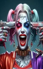 Harley Quinn Wall Vinyl Decal High Quality Graphic (Removable Adhesive Backing)