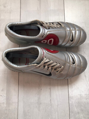 Nike Total 90 Air Zoom Silver Red Retro Professional Football